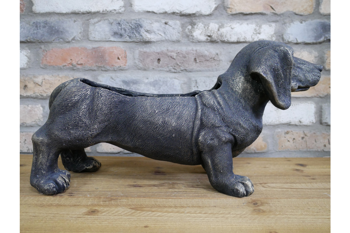 Dachshund Dog Planter – Decorative Indoor & Outdoor Plant Pot
