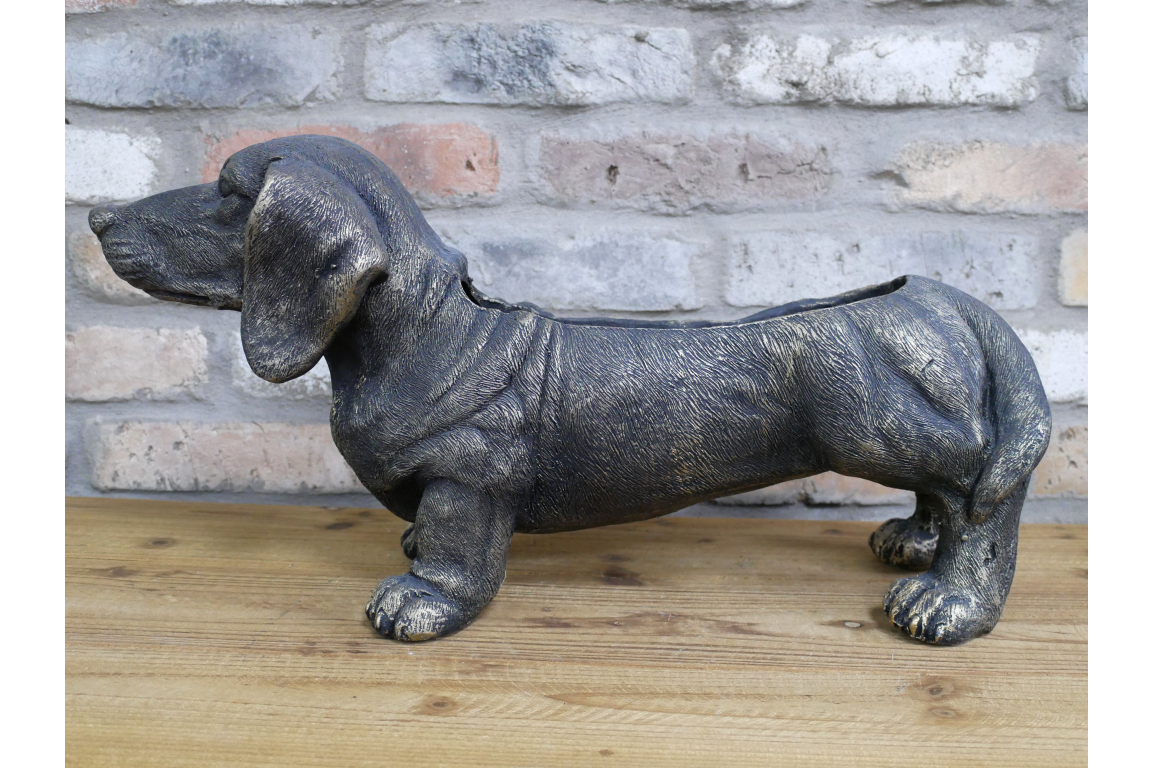Dachshund Dog Planter – Decorative Indoor & Outdoor Plant Pot