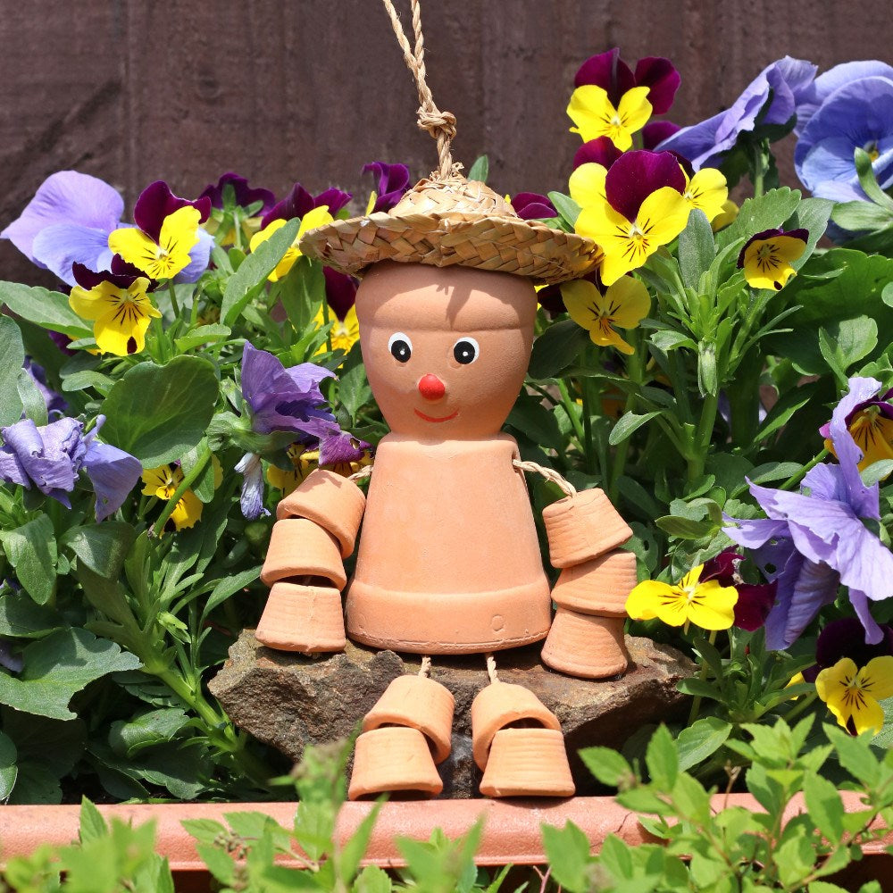 Terracotta Pot People – Charming Garden Decoration