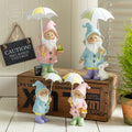 Whimsical Gnome Rainy Day Decorative Figurine