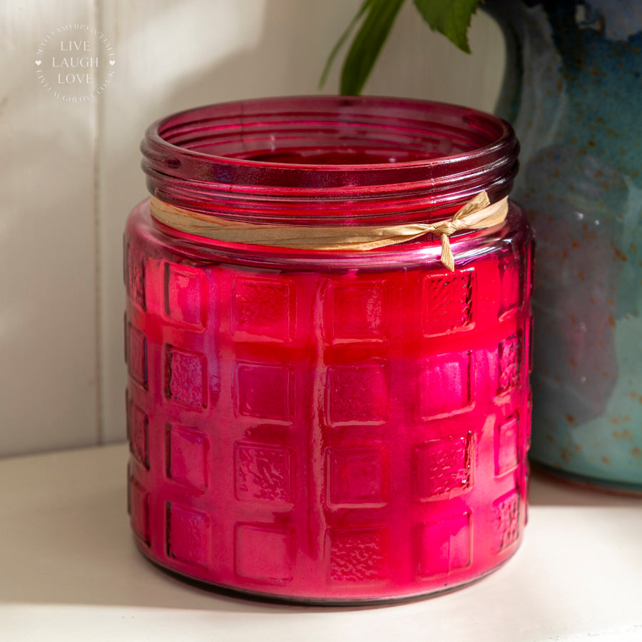 Citronella Scented Glass Jar Candle
