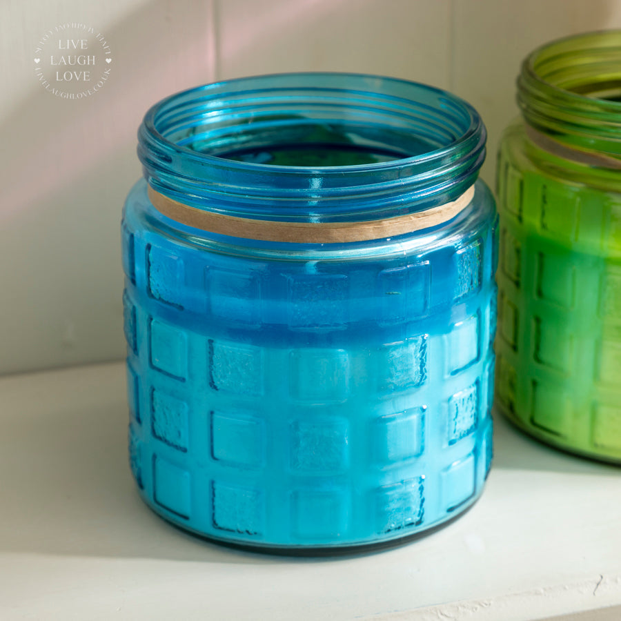 Citronella Scented Glass Jar Candle