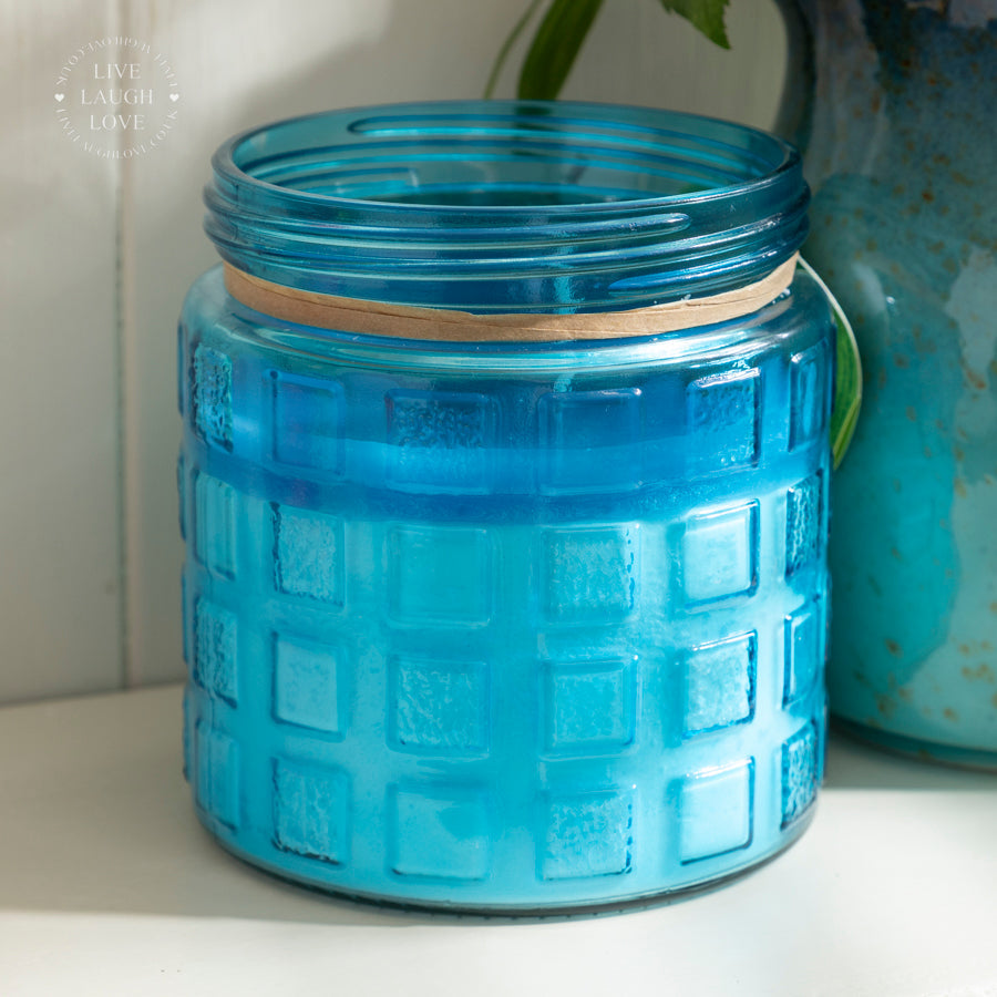 Citronella Scented Glass Jar Candle