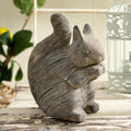 Concrete Squirrel Garden Sculpture – Woodland-Inspired Ornament