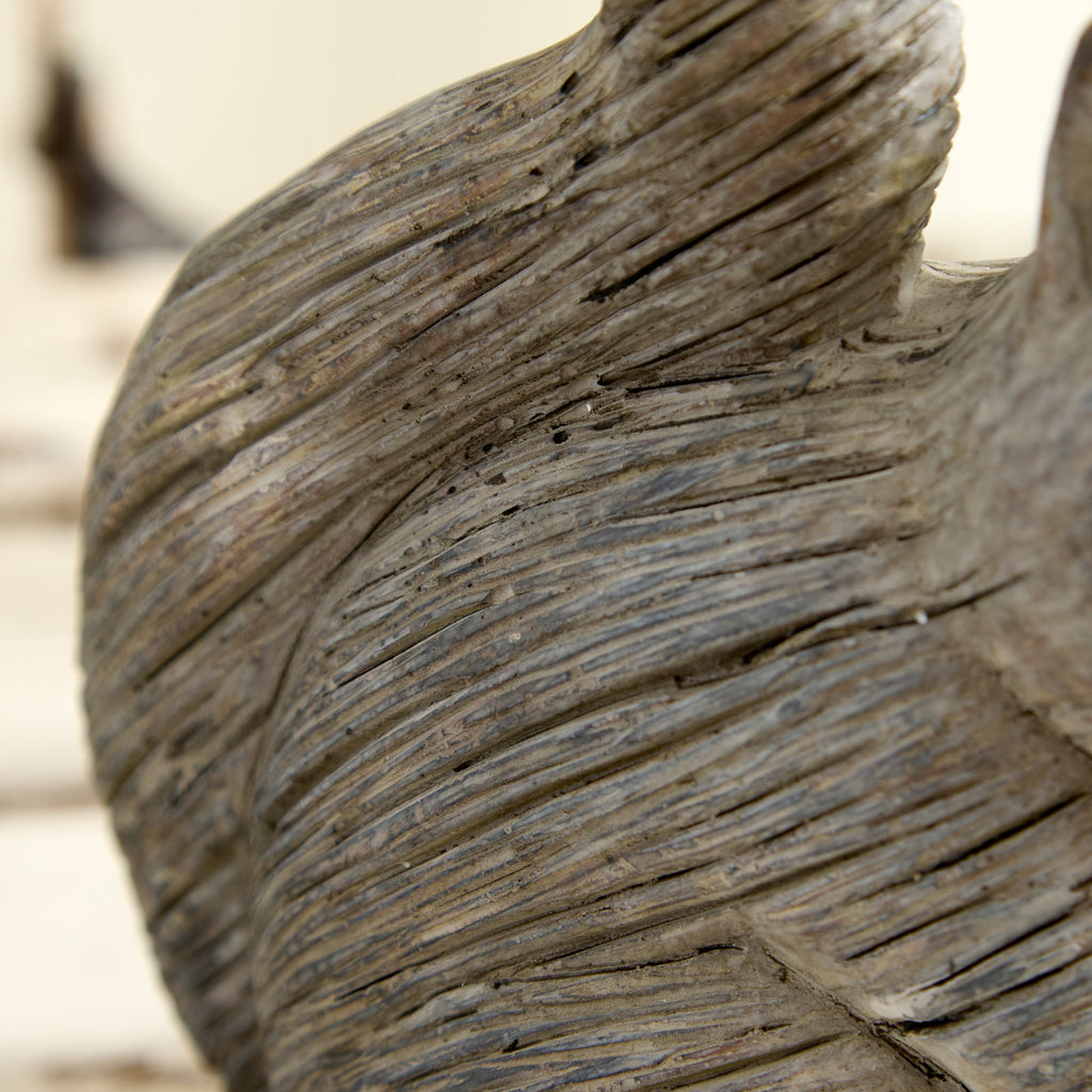 Concrete Squirrel Garden Sculpture – Woodland-Inspired Ornament