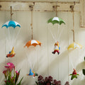 Hanging Gnome Parachute Decoration Indoor Outdoor