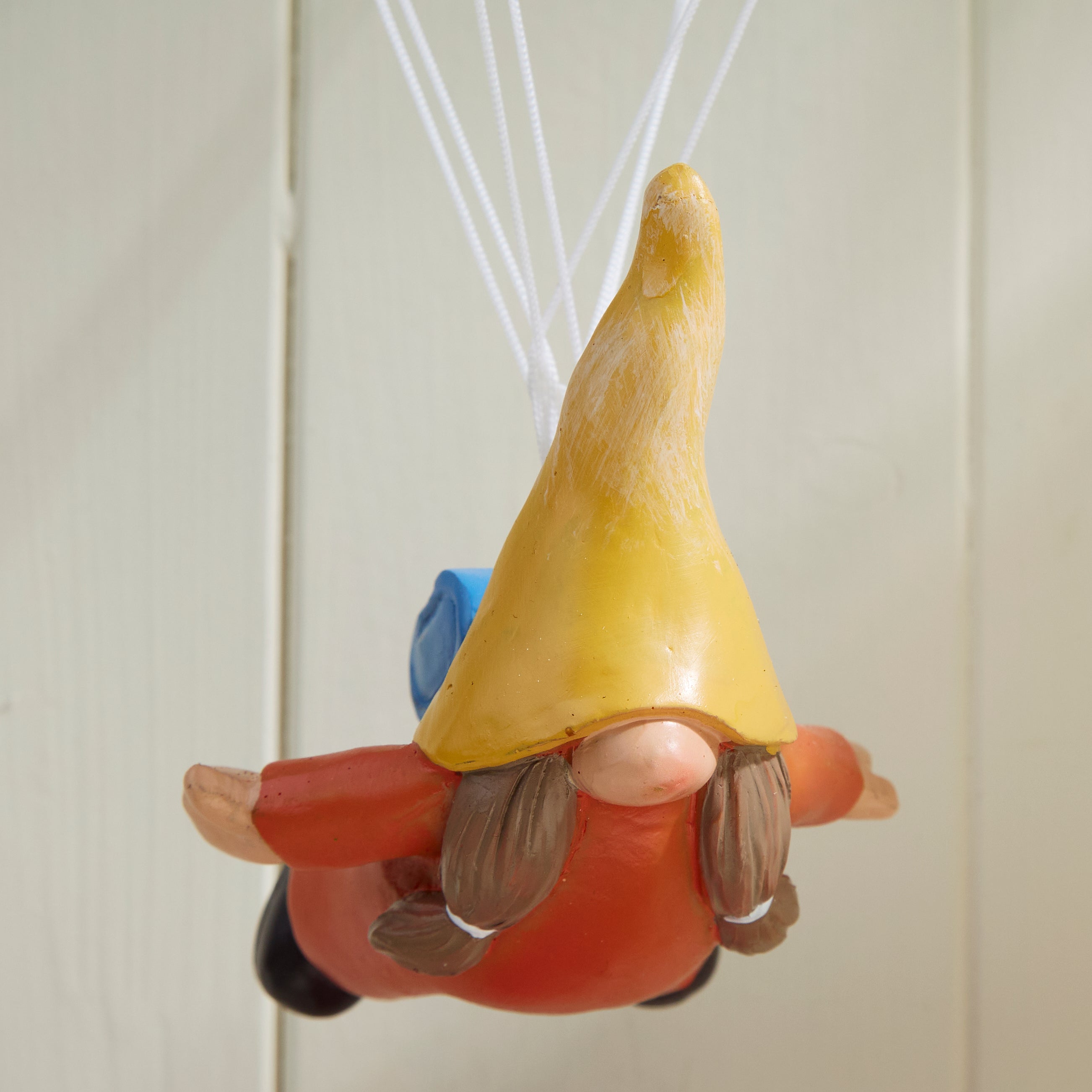 Hanging Gnome Parachute Decoration Indoor Outdoor