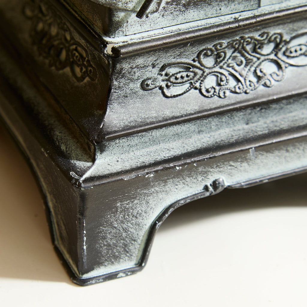 Antique Rustic Crown Lantern Collection – Ornate Metal Candle Holder