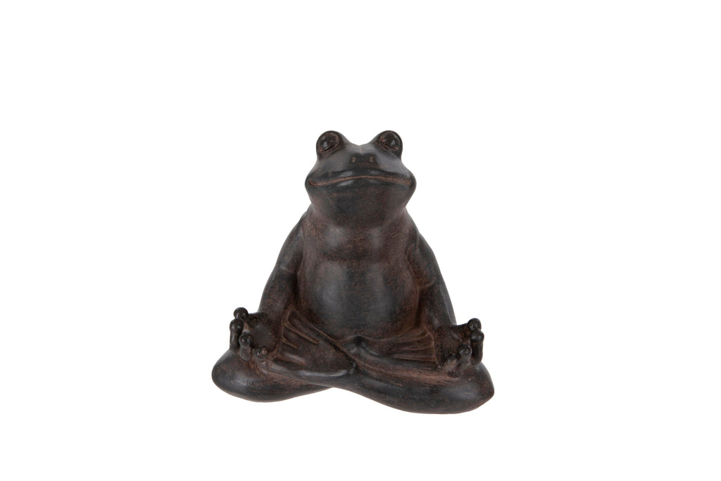 Zen Frog Statue – Peaceful Meditating Frog Ornament for Calm Vibes