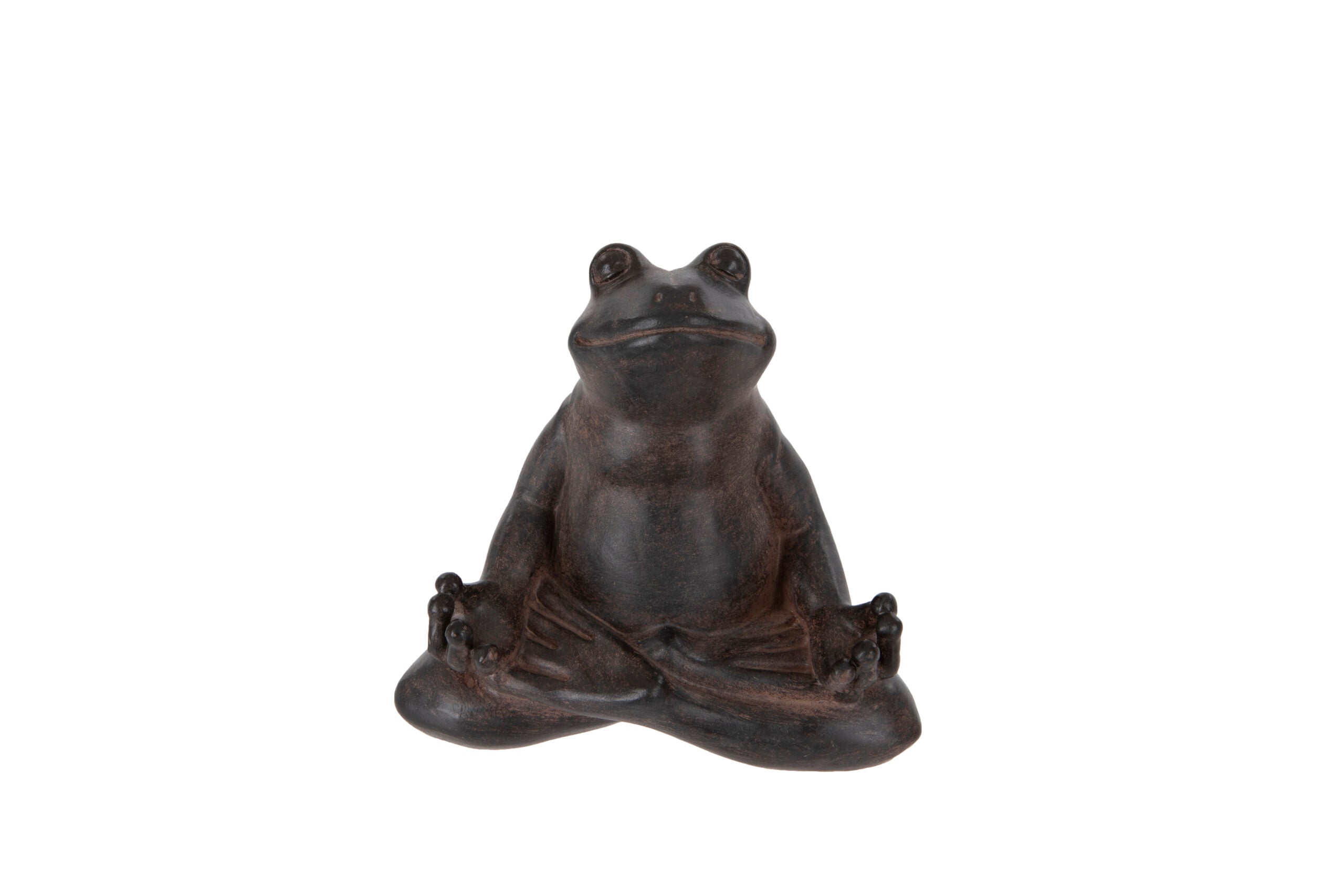 Zen Frog Statue – Peaceful Meditating Frog Ornament for Calm Vibes