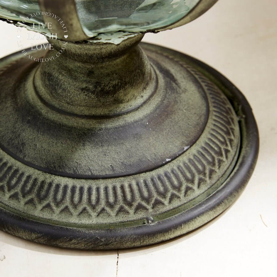 Extra Large Metal & Glass Lantern With Tea Light Holders - 75cm Tall