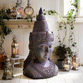 Giant Buddha Head Garden Ornament