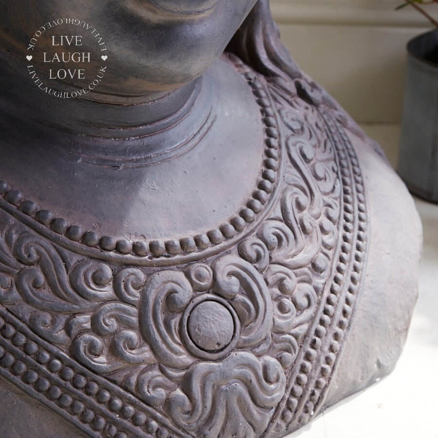 Giant Buddha Head Garden Ornament
