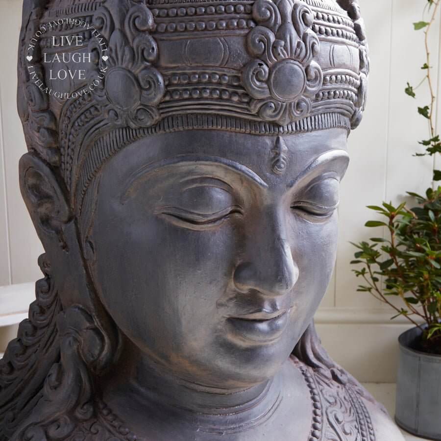 Giant Buddha Head Garden Ornament