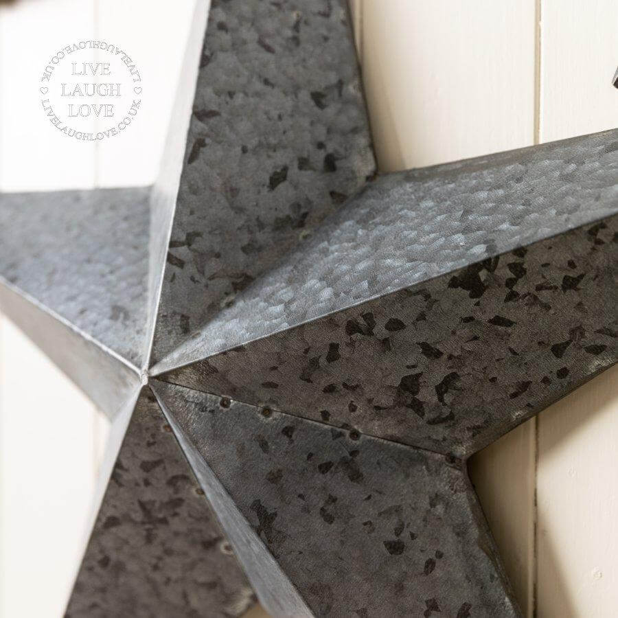 Metal Amish Barn Star – Large, Medium, Small or Set of Three